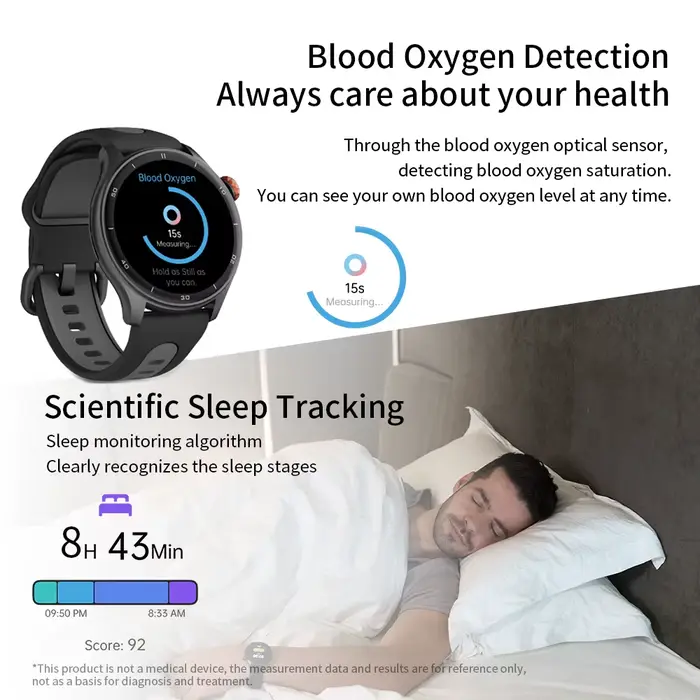 IGPSPORT LW10 montre de Sport intelligente capteur de fréquence cardiaque d'oxygène dans le sang Bracelet moniteur de